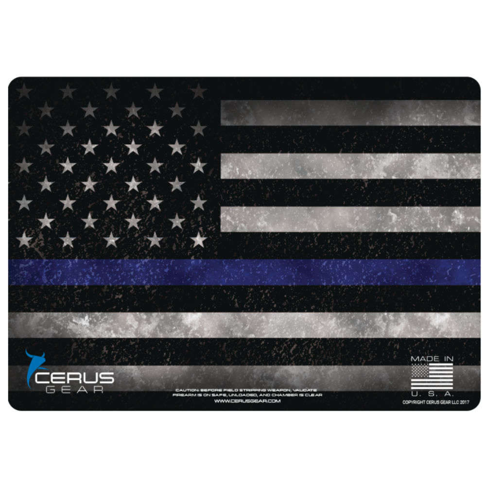 Cleaning Equipment Cerus Gear 4.50" POLICE SUPPORT THIN BLUE LINE • Model: 4.50"